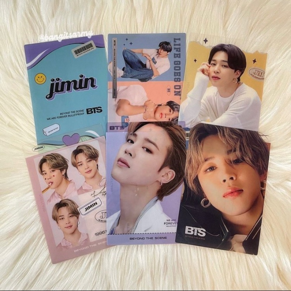 Unofficial Jimin Transparent Postcard Set